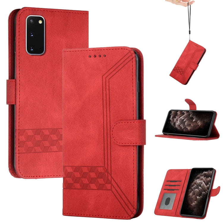 Cubic Skin Feel Flip Leather Phone Case, For Samsung Galaxy S20 FE, For Samsung Galaxy S20+, For Samsung Galaxy S20 Ultra, For Samsung Galaxy S21 5G, For Samsung Galaxy S21+ 5G, For Samsung Galaxy S21 FE 5G, For Samsung Galaxy S21 Ultra 5G             ...