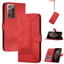 Load image into Gallery viewer, Cubic Skin Feel Flip Leather Phone Case, For Samsung Galaxy S20 FE, For Samsung Galaxy S20+, For Samsung Galaxy S20 Ultra, For Samsung Galaxy S21 5G, For Samsung Galaxy S21+ 5G, For Samsung Galaxy S21 FE 5G, For Samsung Galaxy S21 Ultra 5G             ...