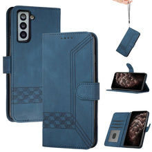Load image into Gallery viewer, Cubic Skin Feel Flip Leather Phone Case, For Samsung Galaxy S20 FE, For Samsung Galaxy S20+, For Samsung Galaxy S20 Ultra, For Samsung Galaxy S21 5G, For Samsung Galaxy S21+ 5G, For Samsung Galaxy S21 FE 5G, For Samsung Galaxy S21 Ultra 5G             ...
