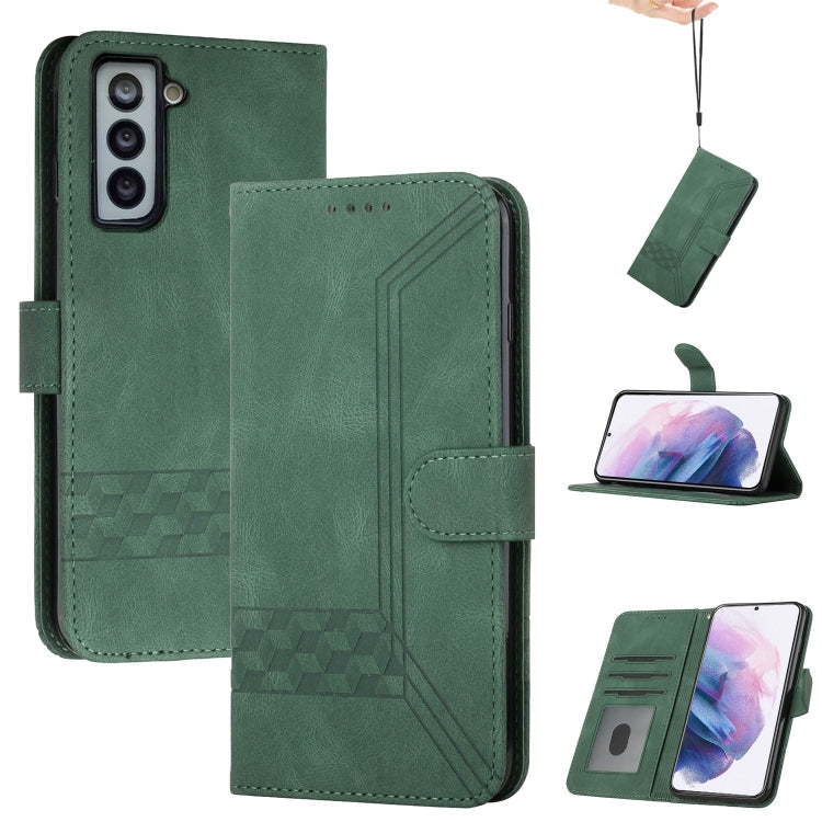 Cubic Skin Feel Flip Leather Phone Case, For Samsung Galaxy S20 FE, For Samsung Galaxy S20+, For Samsung Galaxy S20 Ultra, For Samsung Galaxy S21 5G, For Samsung Galaxy S21+ 5G, For Samsung Galaxy S21 FE 5G, For Samsung Galaxy S21 Ultra 5G             ...