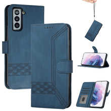 Load image into Gallery viewer, Cubic Skin Feel Flip Leather Phone Case, For Samsung Galaxy S20 FE, For Samsung Galaxy S20+, For Samsung Galaxy S20 Ultra, For Samsung Galaxy S21 5G, For Samsung Galaxy S21+ 5G, For Samsung Galaxy S21 FE 5G, For Samsung Galaxy S21 Ultra 5G             ...