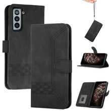 Load image into Gallery viewer, Cubic Skin Feel Flip Leather Phone Case, For Samsung Galaxy S20 FE, For Samsung Galaxy S20+, For Samsung Galaxy S20 Ultra, For Samsung Galaxy S21 5G, For Samsung Galaxy S21+ 5G, For Samsung Galaxy S21 FE 5G, For Samsung Galaxy S21 Ultra 5G             ...