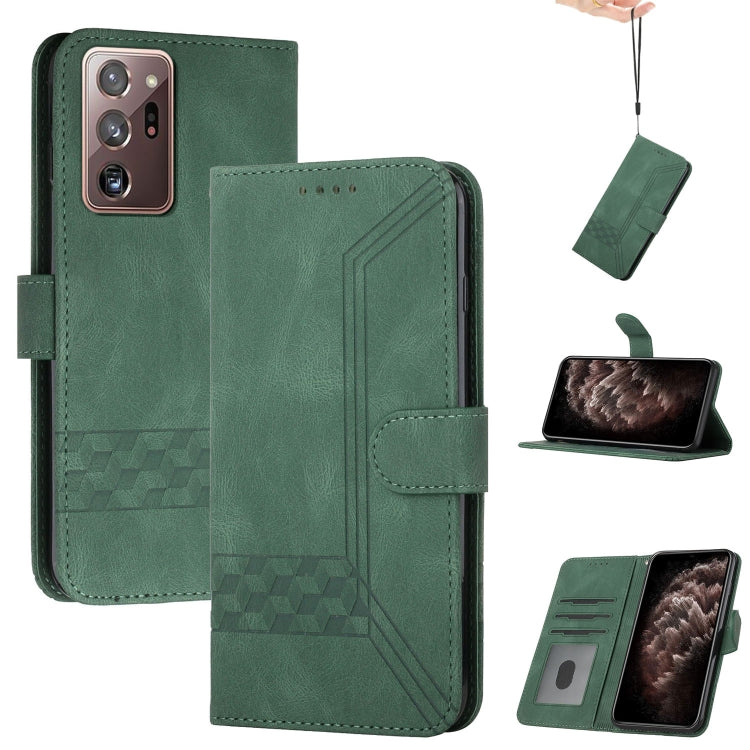 Cubic Skin Feel Flip Leather Phone Case, For Samsung Galaxy S22 Ultra 5G, For Samsung Galaxy Xcover 4, For Samsung Galaxy Xcover 5