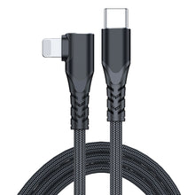 Load image into Gallery viewer, 6A PD 20W USB-C / Type-C to 8 Pin Elbow Mobile Phone Data Cable, 1m, 2m
