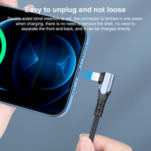 Load image into Gallery viewer, 6A PD 20W USB-C / Type-C to 8 Pin Elbow Mobile Phone Data Cable, 1m, 2m