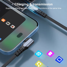 Load image into Gallery viewer, 6A PD 20W USB-C / Type-C to 8 Pin Elbow Mobile Phone Data Cable, 1m, 2m