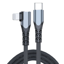 Load image into Gallery viewer, 6A PD 20W USB-C / Type-C to 8 Pin Elbow Mobile Phone Data Cable, 1m, 2m