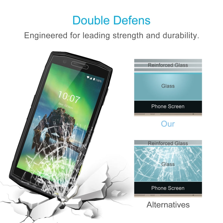 10 PCS 0.26mm 9H 2.5D Tempered Glass Film, For Crosscall Action X5 (10 PCS), For Doogee X93 (50 PCS)
