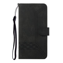 Load image into Gallery viewer, Cubic Skin Feel Flip Leather Phone Case, For iPhone 11 Pro Max, For iPhone X / XS, For iPhone XR, For iPhone XS Max, For iPhone SE 2022 / SE 2020 / 7 / 8, For iPhone 7 Plus / 8 Plus