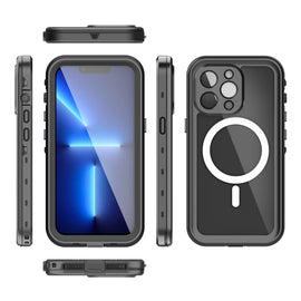 PC + TPU + PET Shockproof Magsafe Waterproof Phone Case, For iPhone 13 Pro, For iPhone 13