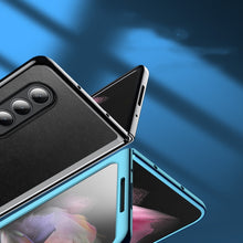 Load image into Gallery viewer, Plating Leather Phone Case, For Samsung Galaxy Z Fold3 5G