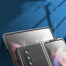 Load image into Gallery viewer, Plating Leather Phone Case, For Samsung Galaxy Z Fold3 5G