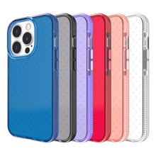 Load image into Gallery viewer, Grid Pattern Shockproof Transparent TPU Phone Case, For iPhone 13 Pro Max, For iPhone 13 Pro, For iPhone 13, For iPhone 13 mini
