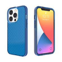 Load image into Gallery viewer, Grid Pattern Shockproof Transparent TPU Phone Case, For iPhone 13 Pro Max, For iPhone 13 Pro, For iPhone 13, For iPhone 13 mini