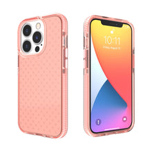Load image into Gallery viewer, Grid Pattern Shockproof Transparent TPU Phone Case, For iPhone 13 Pro Max, For iPhone 13 Pro, For iPhone 13, For iPhone 13 mini