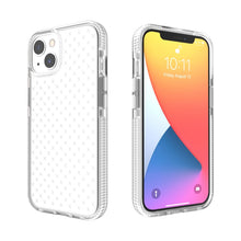 Load image into Gallery viewer, Grid Pattern Shockproof Transparent TPU Phone Case, For iPhone 13 Pro Max, For iPhone 13 Pro, For iPhone 13, For iPhone 13 mini