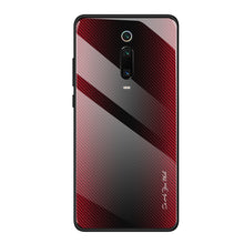 Load image into Gallery viewer, Texture Gradient Glass Protective Case, For Huawei Nova 5i Pro, For Xiaomi Redmi K20 / K20 Pro / 9T, For Xiaomi Redmi Note 7, For Xiaomi CC9 Pro, For Xiaomi 9 SE, For Xiaomi CC9 / A3 Lite