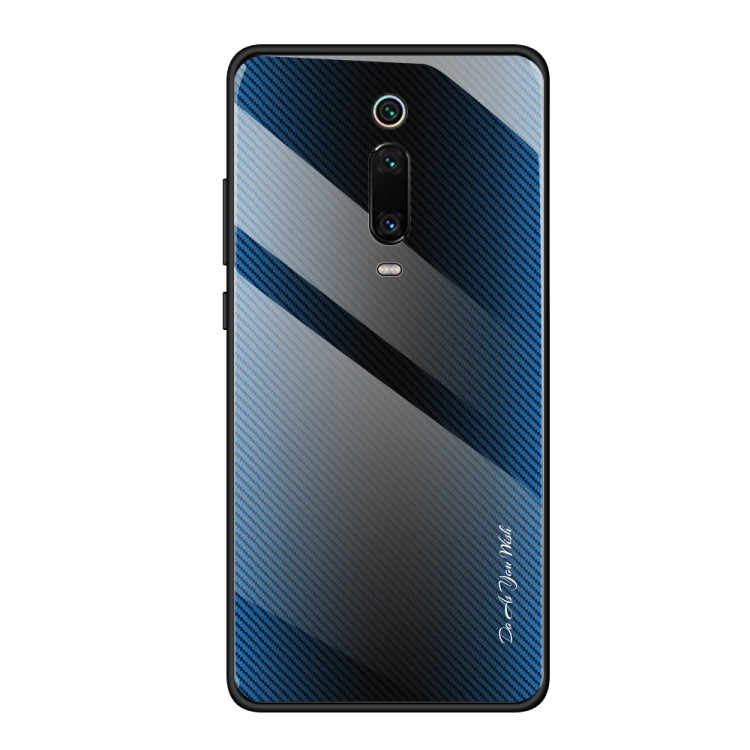 Texture Gradient Glass Protective Case, For Huawei Nova 5i Pro, For Xiaomi Redmi K20 / K20 Pro / 9T, For Xiaomi Redmi Note 7, For Xiaomi CC9 Pro, For Xiaomi 9 SE, For Xiaomi CC9 / A3 Lite