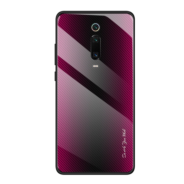 Texture Gradient Glass Protective Case, For Huawei Nova 5i Pro, For Xiaomi Redmi K20 / K20 Pro / 9T, For Xiaomi Redmi Note 7, For Xiaomi CC9 Pro, For Xiaomi 9 SE, For Xiaomi CC9 / A3 Lite