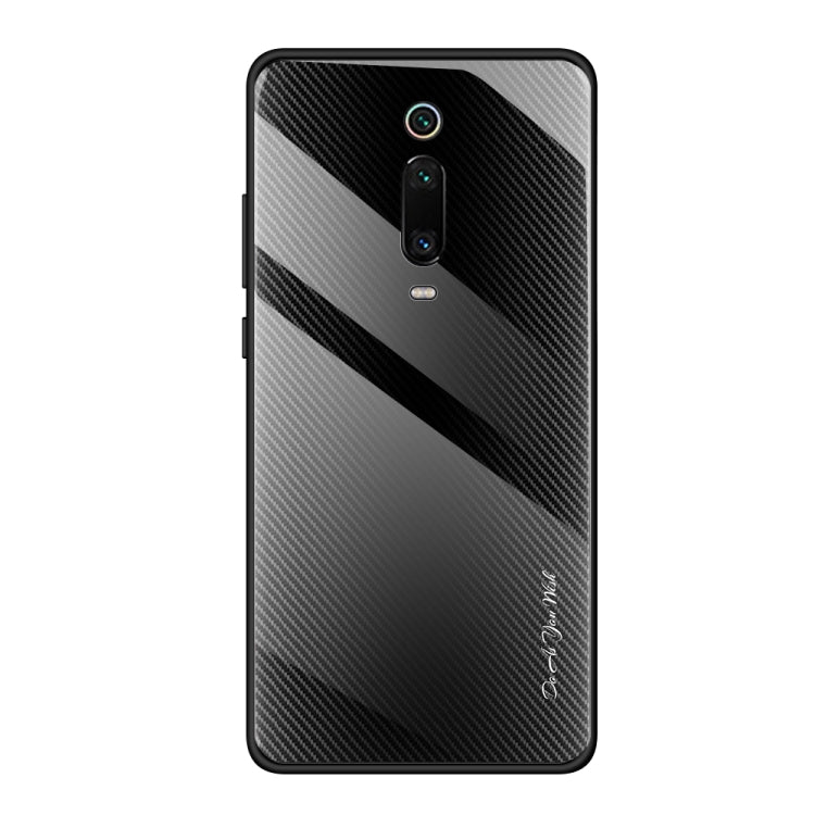 Texture Gradient Glass Protective Case, For Huawei Nova 5i Pro, For Xiaomi Redmi K20 / K20 Pro / 9T, For Xiaomi Redmi Note 7, For Xiaomi CC9 Pro, For Xiaomi 9 SE, For Xiaomi CC9 / A3 Lite