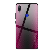 Load image into Gallery viewer, Texture Gradient Glass Protective Case, For Huawei Nova 5i Pro, For Xiaomi Redmi K20 / K20 Pro / 9T, For Xiaomi Redmi Note 7, For Xiaomi CC9 Pro, For Xiaomi 9 SE, For Xiaomi CC9 / A3 Lite