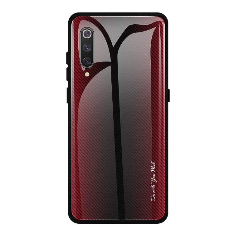 Texture Gradient Glass Protective Case, For Huawei Nova 5i Pro, For Xiaomi Redmi K20 / K20 Pro / 9T, For Xiaomi Redmi Note 7, For Xiaomi CC9 Pro, For Xiaomi 9 SE, For Xiaomi CC9 / A3 Lite
