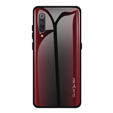 Load image into Gallery viewer, Texture Gradient Glass Protective Case, For Huawei Nova 5i Pro, For Xiaomi Redmi K20 / K20 Pro / 9T, For Xiaomi Redmi Note 7, For Xiaomi CC9 Pro, For Xiaomi 9 SE, For Xiaomi CC9 / A3 Lite