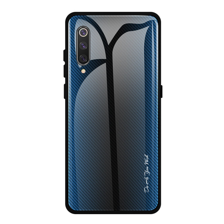 Texture Gradient Glass Protective Case, For Huawei Nova 5i Pro, For Xiaomi Redmi K20 / K20 Pro / 9T, For Xiaomi Redmi Note 7, For Xiaomi CC9 Pro, For Xiaomi 9 SE, For Xiaomi CC9 / A3 Lite