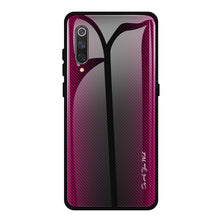 Load image into Gallery viewer, Texture Gradient Glass Protective Case, For Huawei Nova 5i Pro, For Xiaomi Redmi K20 / K20 Pro / 9T, For Xiaomi Redmi Note 7, For Xiaomi CC9 Pro, For Xiaomi 9 SE, For Xiaomi CC9 / A3 Lite