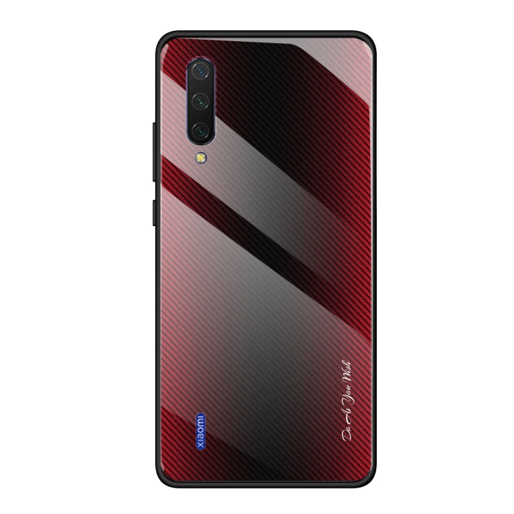 Texture Gradient Glass Protective Case, For Huawei Nova 5i Pro, For Xiaomi Redmi K20 / K20 Pro / 9T, For Xiaomi Redmi Note 7, For Xiaomi CC9 Pro, For Xiaomi 9 SE, For Xiaomi CC9 / A3 Lite