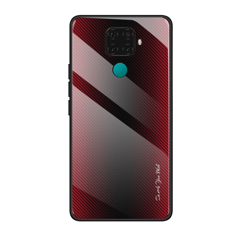 Texture Gradient Glass Protective Case, For Huawei Nova 5i Pro, For Xiaomi Redmi K20 / K20 Pro / 9T, For Xiaomi Redmi Note 7, For Xiaomi CC9 Pro, For Xiaomi 9 SE, For Xiaomi CC9 / A3 Lite