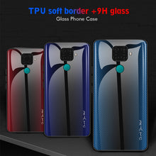 Load image into Gallery viewer, Texture Gradient Glass Protective Case, For Huawei Nova 5i Pro, For Xiaomi Redmi K20 / K20 Pro / 9T, For Xiaomi Redmi Note 7, For Xiaomi CC9 Pro, For Xiaomi 9 SE, For Xiaomi CC9 / A3 Lite