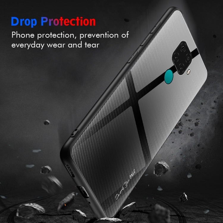 Texture Gradient Glass Protective Case, For Huawei Nova 5i Pro, For Xiaomi Redmi K20 / K20 Pro / 9T, For Xiaomi Redmi Note 7, For Xiaomi CC9 Pro, For Xiaomi 9 SE, For Xiaomi CC9 / A3 Lite