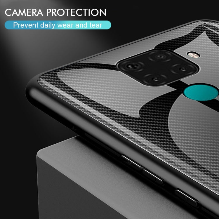 Texture Gradient Glass Protective Case, For Huawei Nova 5i Pro, For Xiaomi Redmi K20 / K20 Pro / 9T, For Xiaomi Redmi Note 7, For Xiaomi CC9 Pro, For Xiaomi 9 SE, For Xiaomi CC9 / A3 Lite