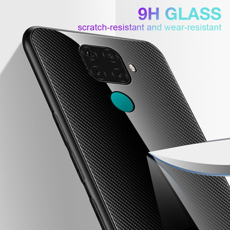 Texture Gradient Glass Protective Case, For Huawei Nova 5i Pro, For Xiaomi Redmi K20 / K20 Pro / 9T, For Xiaomi Redmi Note 7, For Xiaomi CC9 Pro, For Xiaomi 9 SE, For Xiaomi CC9 / A3 Lite