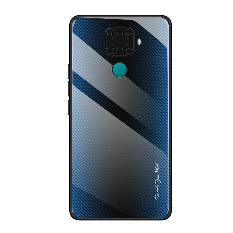 Texture Gradient Glass Protective Case, For Huawei Nova 5i Pro, For Xiaomi Redmi K20 / K20 Pro / 9T, For Xiaomi Redmi Note 7, For Xiaomi CC9 Pro, For Xiaomi 9 SE, For Xiaomi CC9 / A3 Lite