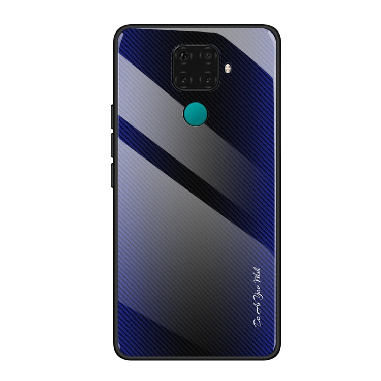 Texture Gradient Glass Protective Case, For Huawei Nova 5i Pro, For Xiaomi Redmi K20 / K20 Pro / 9T, For Xiaomi Redmi Note 7, For Xiaomi CC9 Pro, For Xiaomi 9 SE, For Xiaomi CC9 / A3 Lite