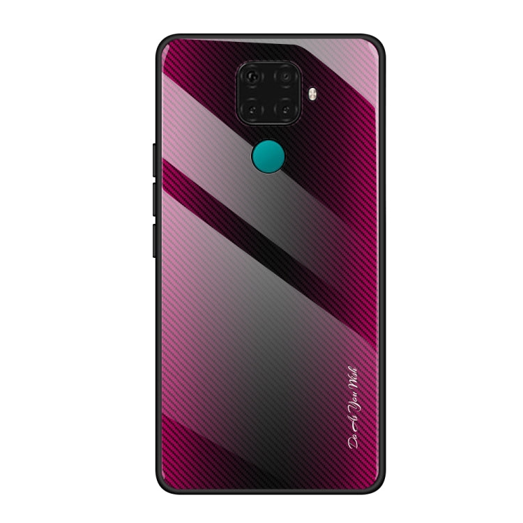 Texture Gradient Glass Protective Case, For Huawei Nova 5i Pro, For Xiaomi Redmi K20 / K20 Pro / 9T, For Xiaomi Redmi Note 7, For Xiaomi CC9 Pro, For Xiaomi 9 SE, For Xiaomi CC9 / A3 Lite