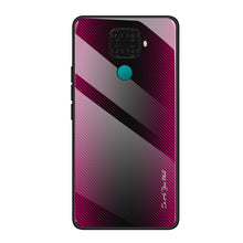 Load image into Gallery viewer, Texture Gradient Glass Protective Case, For Huawei Nova 5i Pro, For Xiaomi Redmi K20 / K20 Pro / 9T, For Xiaomi Redmi Note 7, For Xiaomi CC9 Pro, For Xiaomi 9 SE, For Xiaomi CC9 / A3 Lite