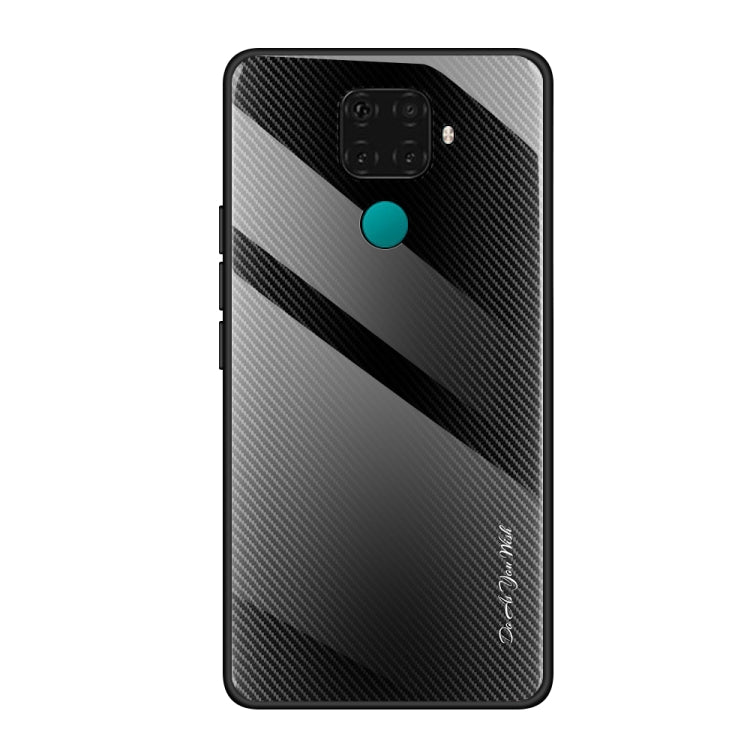 Texture Gradient Glass Protective Case, For Huawei Nova 5i Pro, For Xiaomi Redmi K20 / K20 Pro / 9T, For Xiaomi Redmi Note 7, For Xiaomi CC9 Pro, For Xiaomi 9 SE, For Xiaomi CC9 / A3 Lite