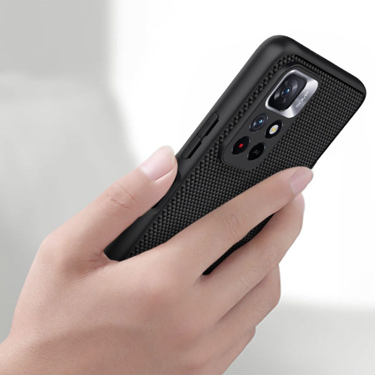 NILLKIN 3D Textured Nylon Fiber TPU Phone Case, For Xiaomi Redmi Note 11 / Poco M4 Pro 5G, For Xiaomi Mi 11T / 11T Pro, For Xiaomi Civi