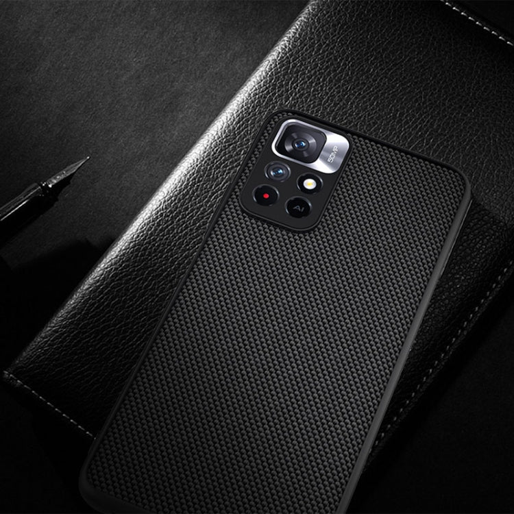 NILLKIN 3D Textured Nylon Fiber TPU Phone Case, For Xiaomi Redmi Note 11 / Poco M4 Pro 5G, For Xiaomi Mi 11T / 11T Pro, For Xiaomi Civi