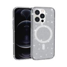 Load image into Gallery viewer, Terminator Style Glitter Powder MagSafe Magnetic Phone Case, For iPhone 13 Pro Max, For iPhone 13 Pro, For iPhone 13, For iPhone 13 mini