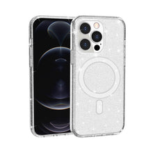 Load image into Gallery viewer, Terminator Style Glitter Powder MagSafe Magnetic Phone Case, For iPhone 13 Pro Max, For iPhone 13 Pro, For iPhone 13, For iPhone 13 mini
