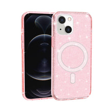 Load image into Gallery viewer, Terminator Style Glitter Powder MagSafe Magnetic Phone Case, For iPhone 13 Pro Max, For iPhone 13 Pro, For iPhone 13, For iPhone 13 mini