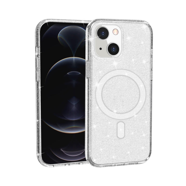 Terminator Style Glitter Powder MagSafe Magnetic Phone Case, For iPhone 13 Pro Max, For iPhone 13 Pro, For iPhone 13, For iPhone 13 mini