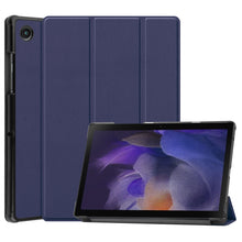 Load image into Gallery viewer, Three-folding Holder Custer Texture Leather Tablet Case, For Samsung Galaxy Tab A8 2021