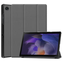 Load image into Gallery viewer, Three-folding Holder Custer Texture Leather Tablet Case, For Samsung Galaxy Tab A8 2021