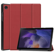 Load image into Gallery viewer, Three-folding Holder Custer Texture Leather Tablet Case, For Samsung Galaxy Tab A8 2021