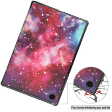 Load image into Gallery viewer, Painted Leather Tablet Case with 3-Fold Holder, For Samsung Galaxy Tab A8 2021